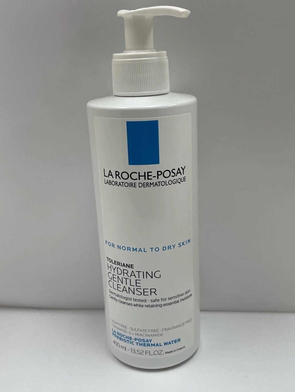 La Roche-Posay Toleriane Hydrating Gentle Face Cleanser 13.52 Oz 400 ml